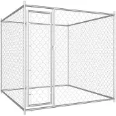 vidaXL Hondenkennel voor buiten 193x193x185 cm
