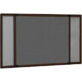 vidaXL Raamhor uitschuifbaar (75-143)x50 cm bruin