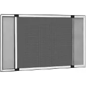 vidaXL Raamhor uitschuifbaar (75-143)x50 cm wit
