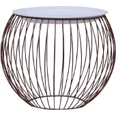 vidaXL Salontafel Ø 41 cm goudkleurig