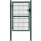 vidaXL 2D Hekpoort (Enkel) Groen 100x180 cm
