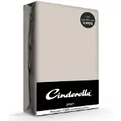 Cinderella Hoeslaken Taupe (Jersey)-200 x 210/220 cm