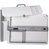 Rotring Rapid tekentafel met collegekoffer | geïntegreerde liniaal, passer en vierkant | A3-formaat tekentafel