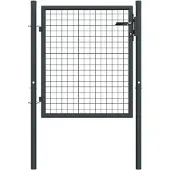 vidaXL Tuinhek van gaas gegalvaniseerd staal 100x75 cm grijs