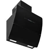 vidaXL Wandafzuigkap 756 m³/u 60 cm roestvrij staal zwart