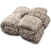 Unique living D- Unique Living - Plaid Knut 150x200cm Mahogany Brown