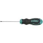Icetoolz Schroevendraaier Sl6 Platbek 21 Cm Zwart/zilver