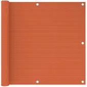 vidaXL Balkonscherm 90x500 cm HDPE oranje