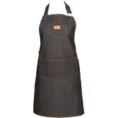 Clayre & Eef Blauwe Schort denim 77*68 cm KT041.029