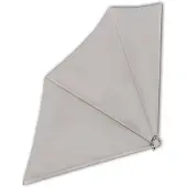 vidaXL Balkonscherm inklapbaar 140x140 cm crème