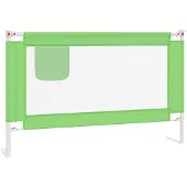 vidaXL Bedhekje peuter 120x25 cm stof groen