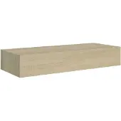 vidaXL viaXL Wandschap met lade 60x23,5x10 cm MDF eikenkleurig
