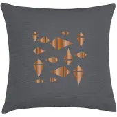 Tak Design Kussen Copper Knite 45 X 45 Cm Katoen Grijs