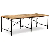 vidaXL Eettafel 240 cm massief mangohout