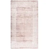 vidaXL Vloerkleed wasbaar 190x300 cm beige