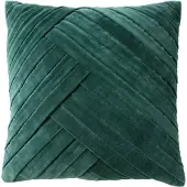 Dutch decor - GIDI - Kussenhoes 45x45 cm - velvet - effen kleur - Sagebrush Green - groen