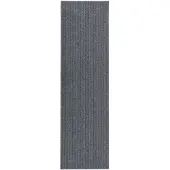 vidaXL Droogloopmat 100x400 cm grijs