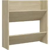 vidaXL Wandschoenenkast 60x18x60 cm spaanplaat sonoma eikenkleurig