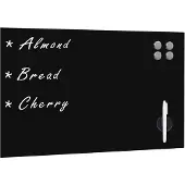 vidaXL Schoolbord voor aan de wand magnetisch 60x40 cm glas