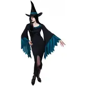 Boland Verkleedkostuum Scary Witch Dames Zwart Maat M