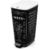 Cep Chic Bin - Pedaalemmer - 50 l - vingerafdrukvrij - zwart