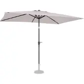 Vonroc Parasol Rapallo 200x300cm – Premium rechthoekige parasol | Beige