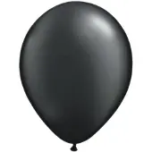 Qualatex 100x Metallic zwarte ballonnen Qualatex - Ballonnen