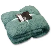 Unique living Plaid Teddy - Mineraal Blauw