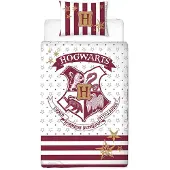 Disney Harry Potter dekbedovertrek Hogwarts red - katoen - 1-persoons (140x220 + 65x65cm)