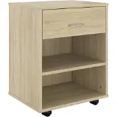 vidaXL Rolkast 46x36x59 cm bewerkt hout sonoma eikenkleurig