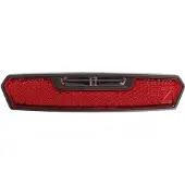 Axa Juno E‑bike Achterlicht – LED Fietsverlichting – 6–12V – 500 m Zichtbaarheid – Zijzichtverlichting – Geïntegreerde Reflector – 50 mm Montage – Rood