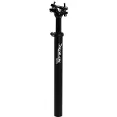 Xlc SP-S01 Geveerde zadelpen Diameter 27,2 mm | Lengte 350 mm | Veerweg 40 mm Zwart || Maat: 27.2 x 350 x 40