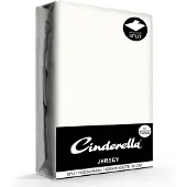 Cinderella single-split topper jersey 160 x 200 / 210cm (04) ivory (tot 15cm)
