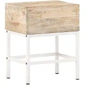vidaXL Nachtkastje 40x30x50 cm massief mangohout