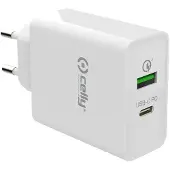 Celly Power Delivery Lichtnetadapter 36w Voor Usb En Usb-c - Celly