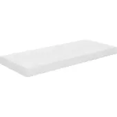 vidaXL Wandschap zwevend 60x23,5x3,8 cm MDF hoogglans wit