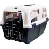 SKUDO transportbox antraciet/wit 48x31,5x31 cm