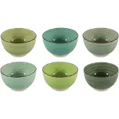 Studio Tavola Cookinglife Soepkommen / kommen Delice Groen ø 14 cm - 6 stuks
