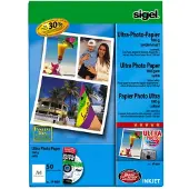 Sigel inkjet fotopapier - Ultra - A4 - zijdemat - 190 grams - 50 vel - SI-IP669