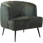 Bronx Stoel babykamer velvet Billy groen