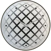 Nextime Wandklok Dia. 43 Cm, Glas/spiegel, Zilver