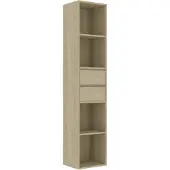 vidaXL Boekenkast 36x30x171 cm bewerkt hout sonoma eikenkleurig