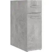 vidaXL Apothekerskast 20x45,5x60 cm bewerkt hout betongrijs