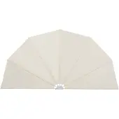vidaXL Terrasscherm inklapbaar 200 cm crème
