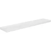 vidaXL Wandschap zwevend 120x23,5x3,8 cm MDF hoogglans wit