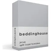 Beddinghouse - Jersey - Split-topper - Hoeslaken - 140x220 cm - Licht grijs