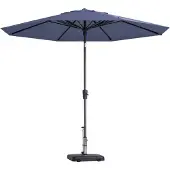 Madison parasol paros ii round safier blue 300cm -