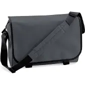 Merkloos Schoudertas/aktetas grijs 41 cm voor dames/heren - Schooltassen/laptop tassen met schouderband