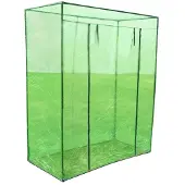 vidaXL Tuinkas stalen frame PVC