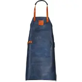 Boska Mr. Smith Leren Schort Pocket - Voorvak - Blauw - 85,5x64 cm